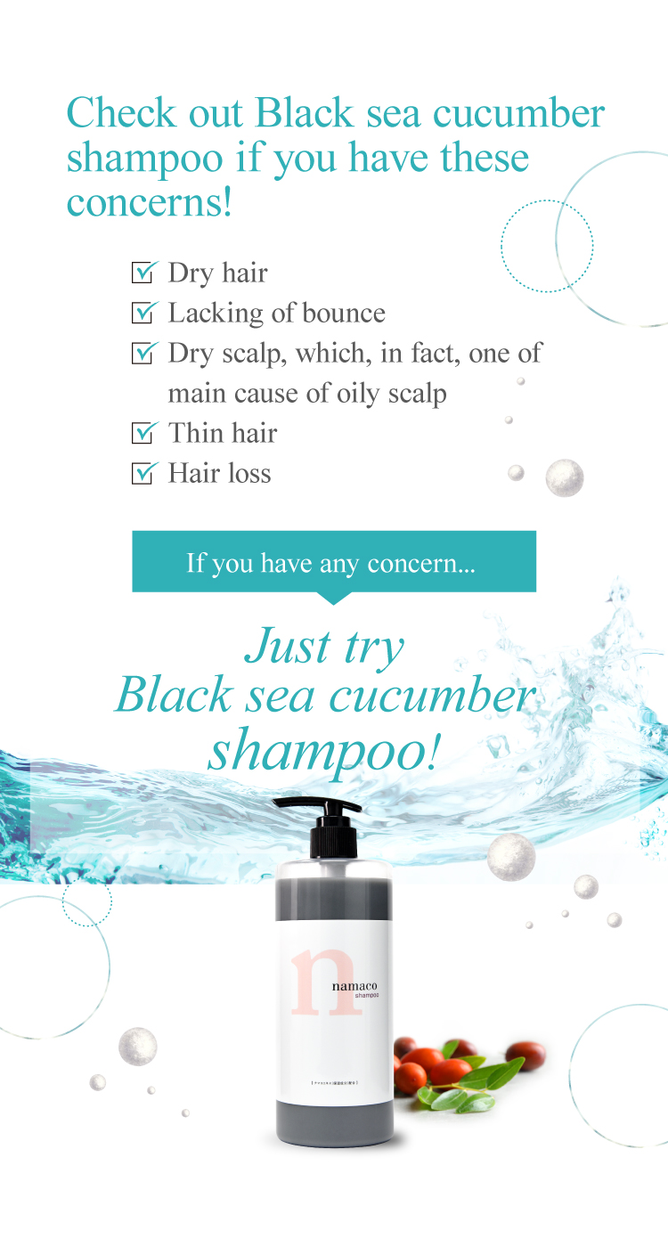Just try Black sea cucumber shampoo!