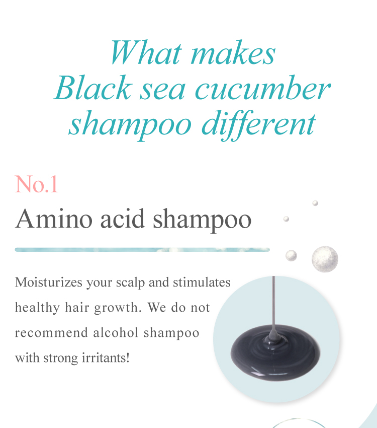 Black sea cucumber shampoo is Amino acid shampoo