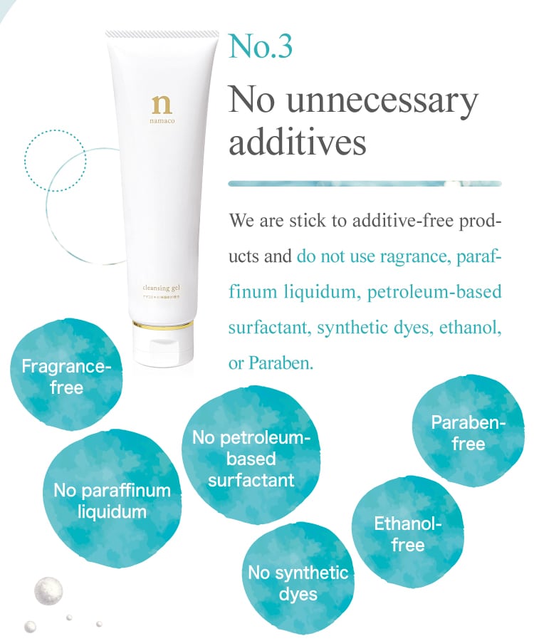 Black sea cucumber cleansing gel is No unnecessary additives