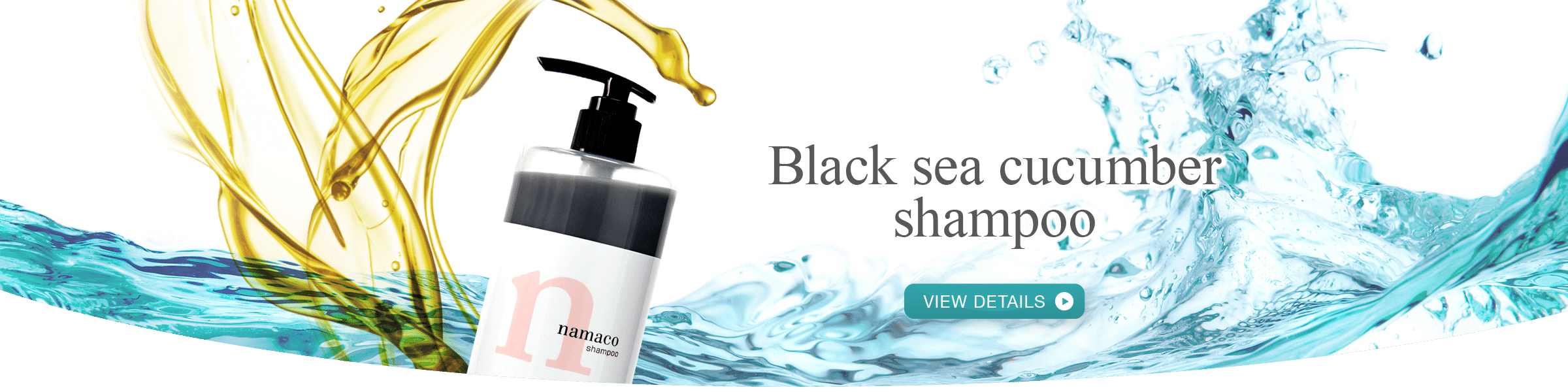 Black sea cucumber shampoo